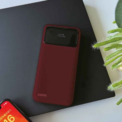 Laser 20000mAh Powerbank 18W PD with LED Red - Image 5