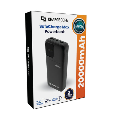 ChargeCore SafeCharge Max 20K - Black - Image 6