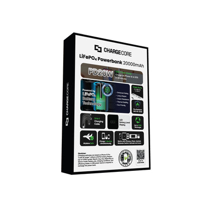 ChargeCore SafeCharge Max 20K - White - Image 8