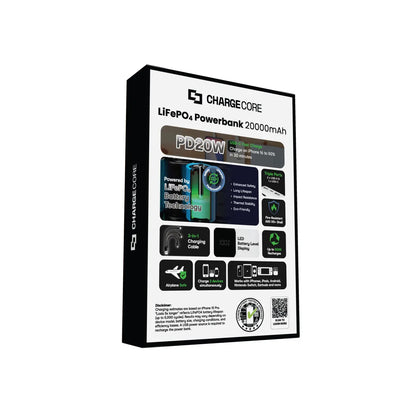 ChargeCore SafeCharge Max 20K - White - Image 8