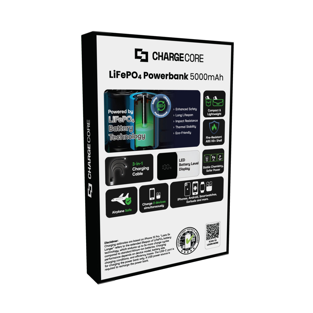 ChargeCore SafeCharge Max 5K - White - Image 3