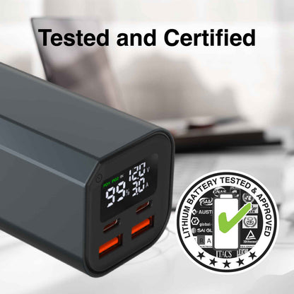 Laser 100W PD 20000mAh Laptop Power Bank Black - Image 5