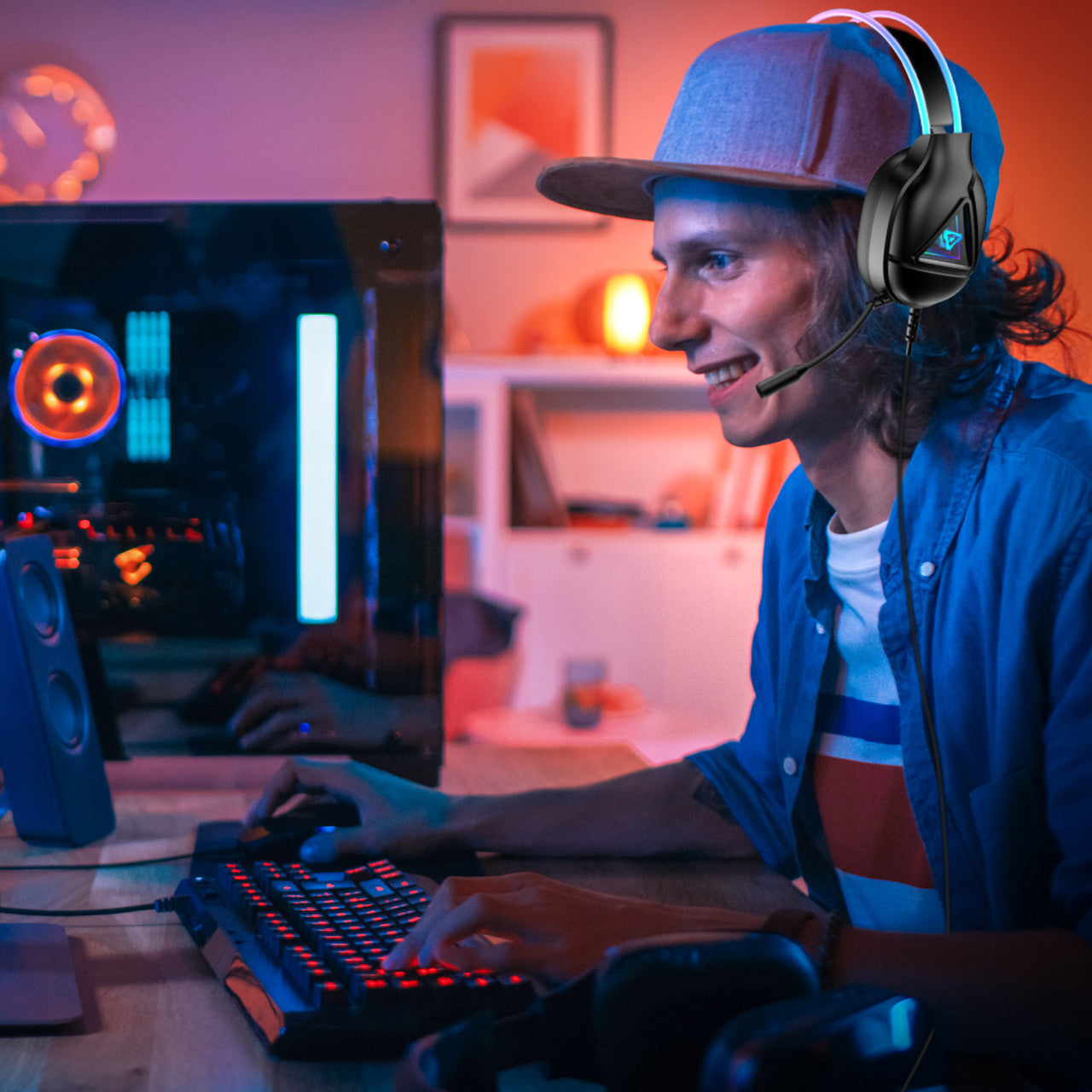 Laser RGB Infinity Wired Gaming Headphones - Image 6
