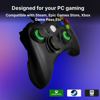 Laser Gaming Wired PC Controller - Black - Image 4