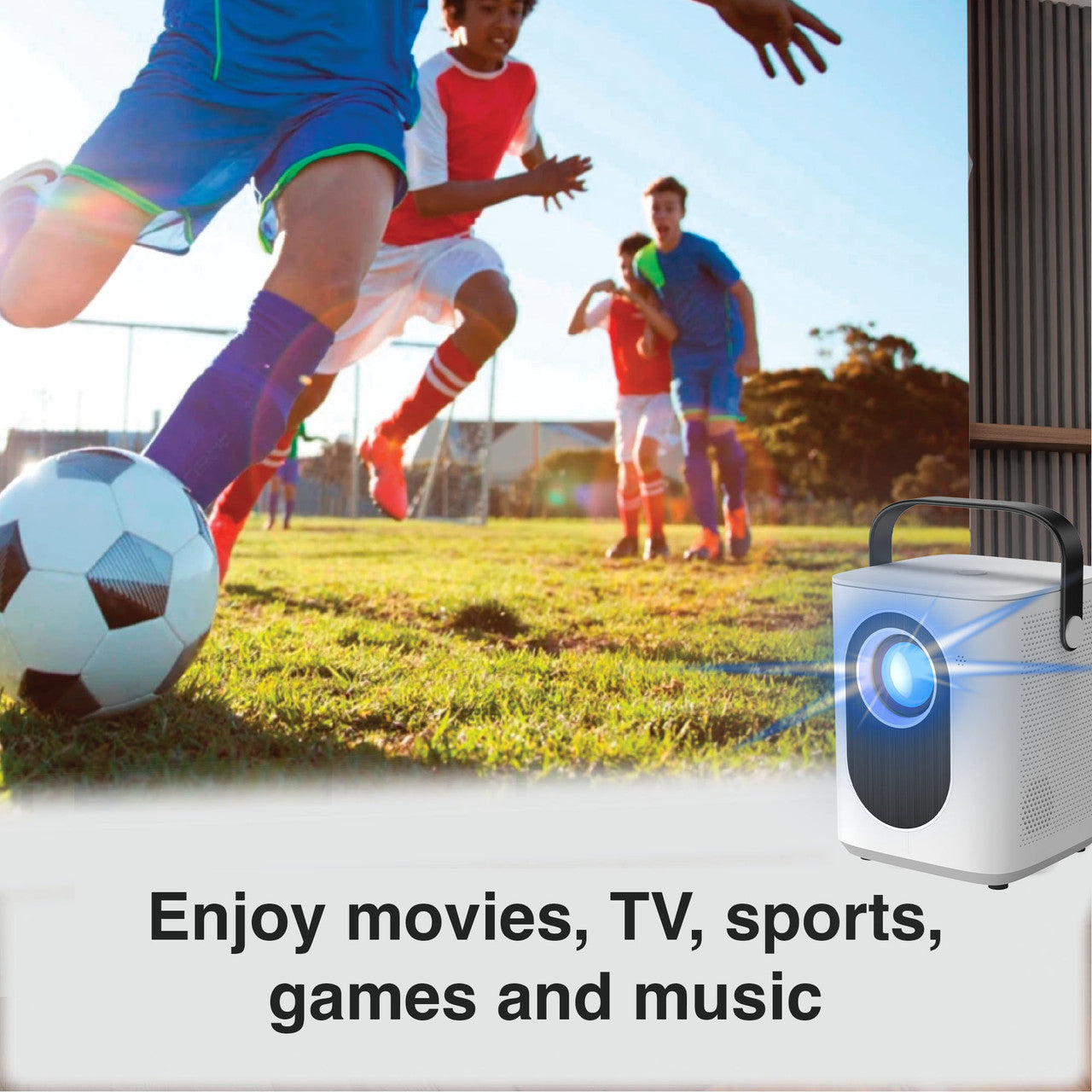 Laser Cube Android Projector with 120in Screen - Image 3