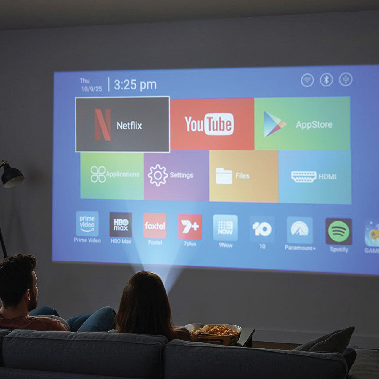 Laser Smart Projector with Games White - Image 2