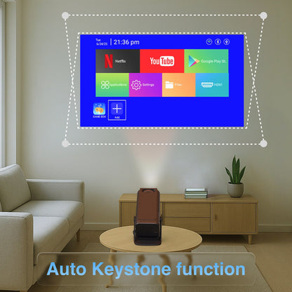 Smart Gaming Projector with 80 Games Dual Controllers - Image 3