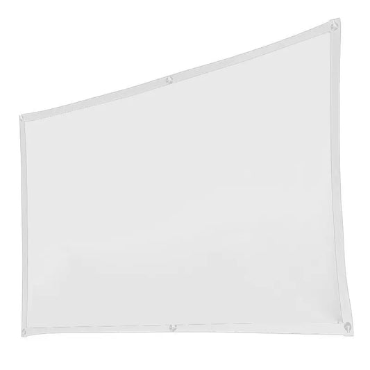 100 Inch White Projector Screen with Setup Kit - Image 2