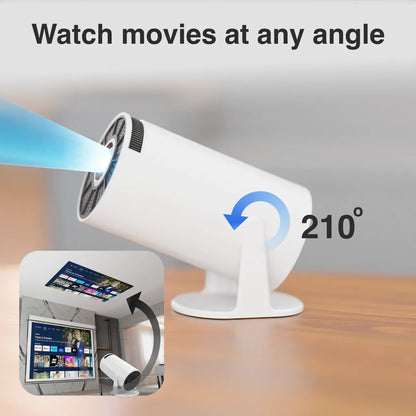 Laser Multi-Angle Tube LED Projector, Android TV 1080p - Image 2