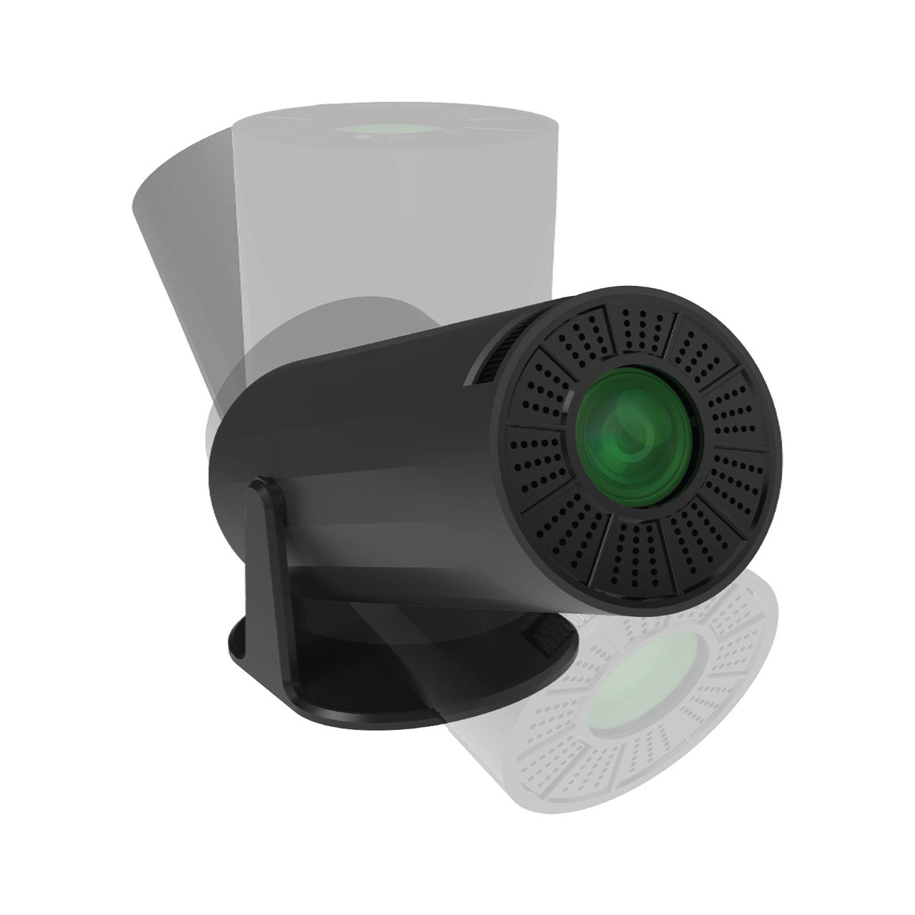 Laser Multi Angle Android LED Projector Black - Image 6