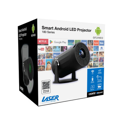 Laser Multi Angle Android LED Projector Black - Image 7