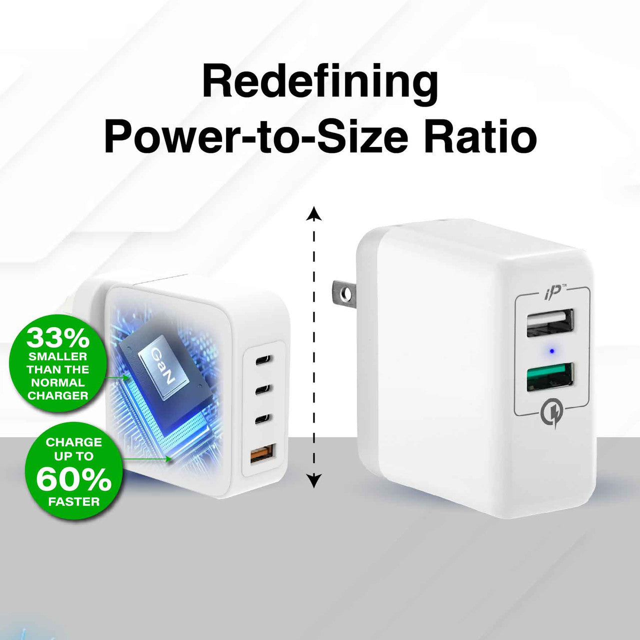 Laser 100W GaN USB-C and USB-A Wall Charger - Image 3