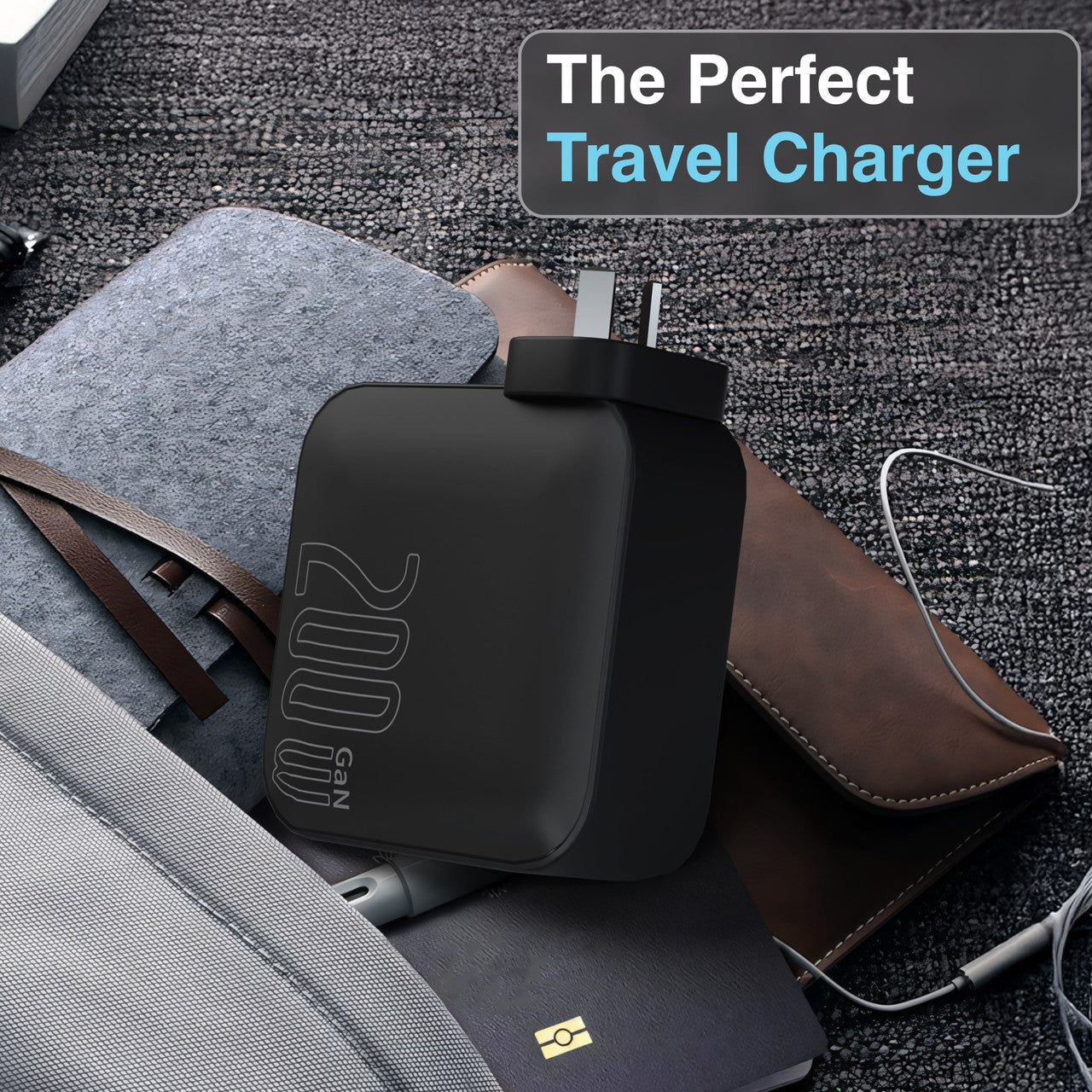 Laser PD3.0 200W GaN Wall Charger Black - Image 6