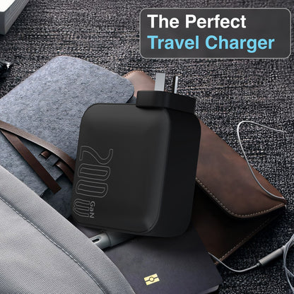 Laser PD3.0 200W GaN Wall Charger Black - Image 6