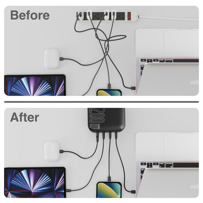 Laser PD3.0 200W GaN Wall Charger Black - Image 7