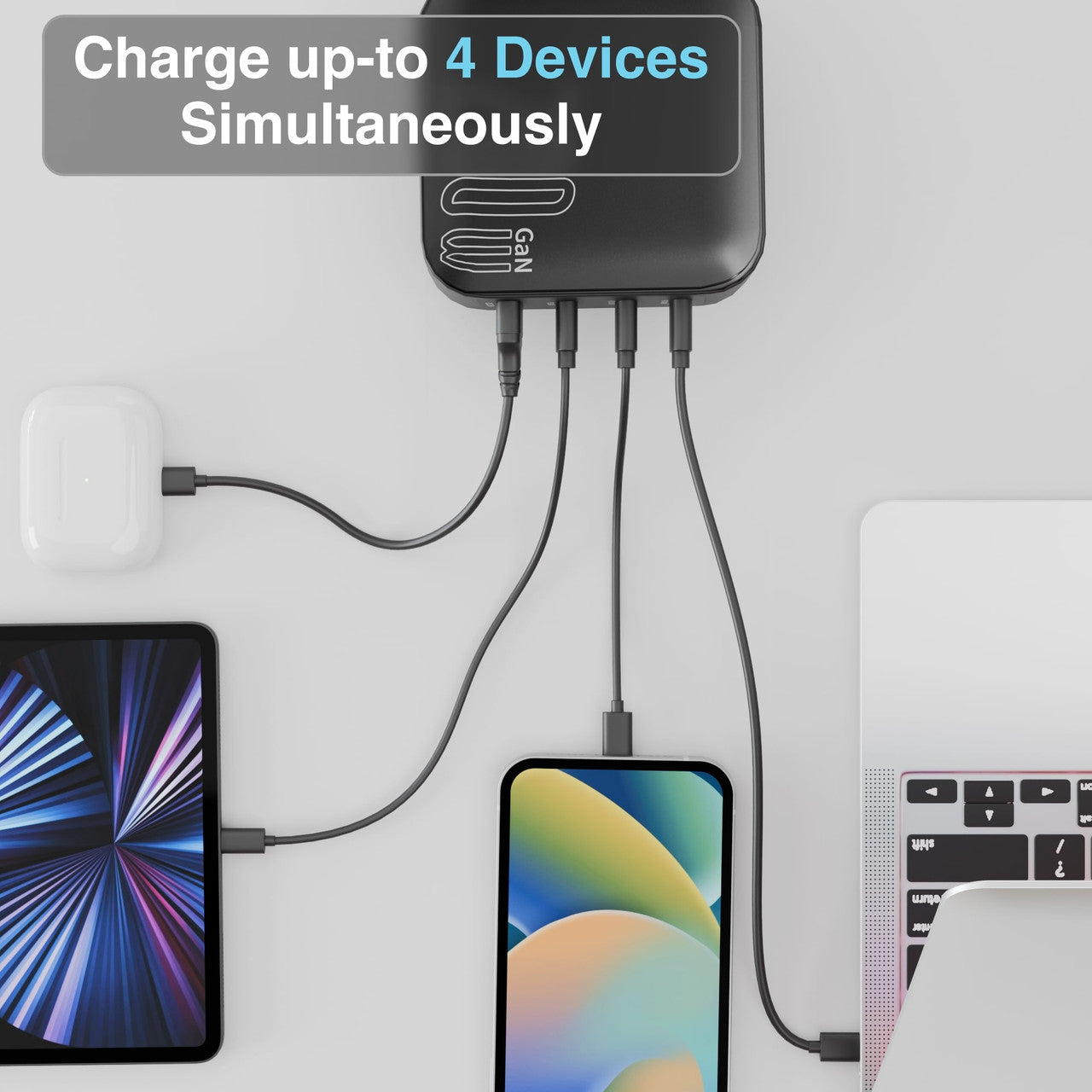 Laser PD3.0 200W GaN Wall Charger Black - Image 8