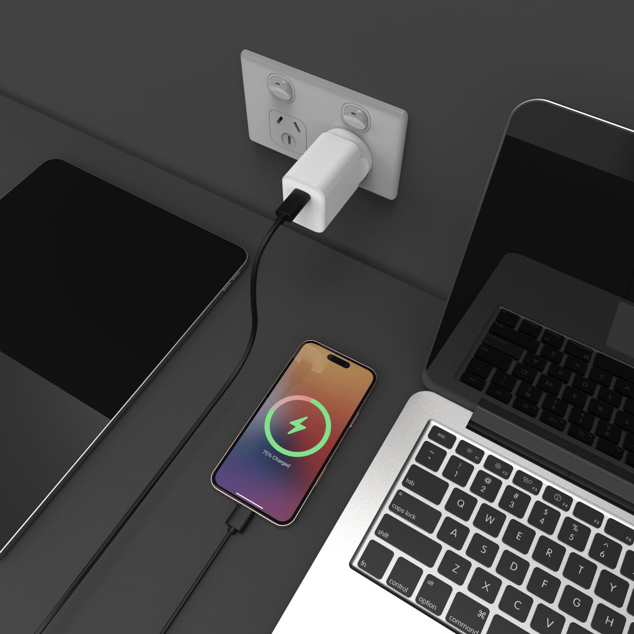 Laser ChargeCore 45W PD GaN USB-C Wall Charger - Image 6