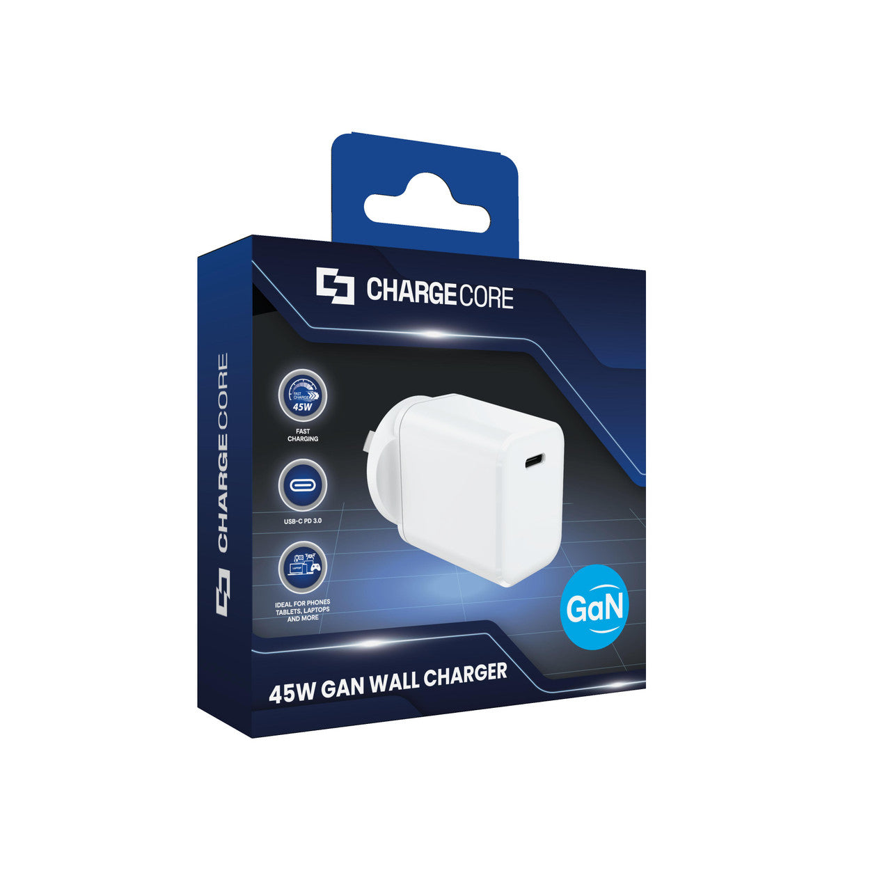 Laser ChargeCore 45W PD GaN USB-C Wall Charger - Image 8