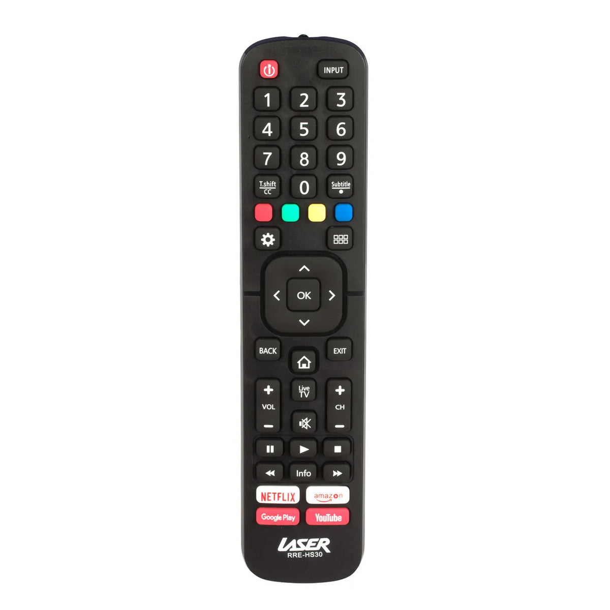 Laser Remote Control for Hisense TV Black