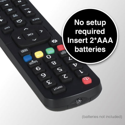 Laser Remote Control for Hisense TV Black - Image 4