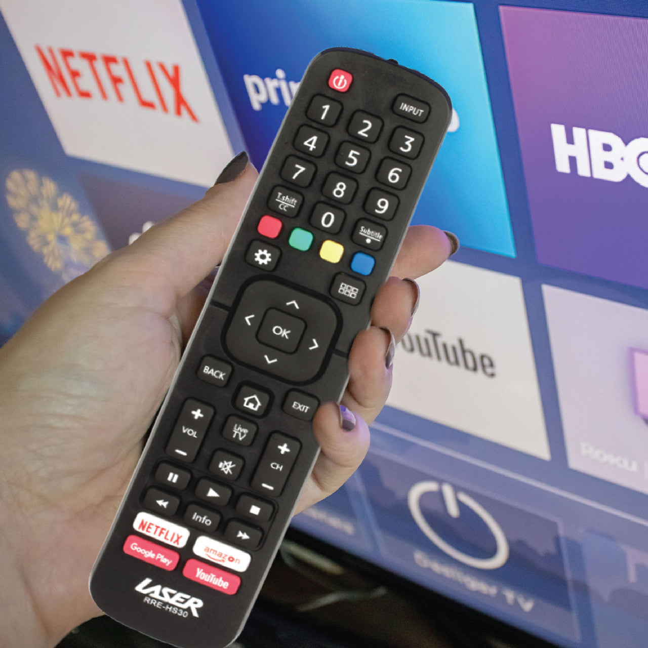 Laser Remote Control for Hisense TV Black - Image 5