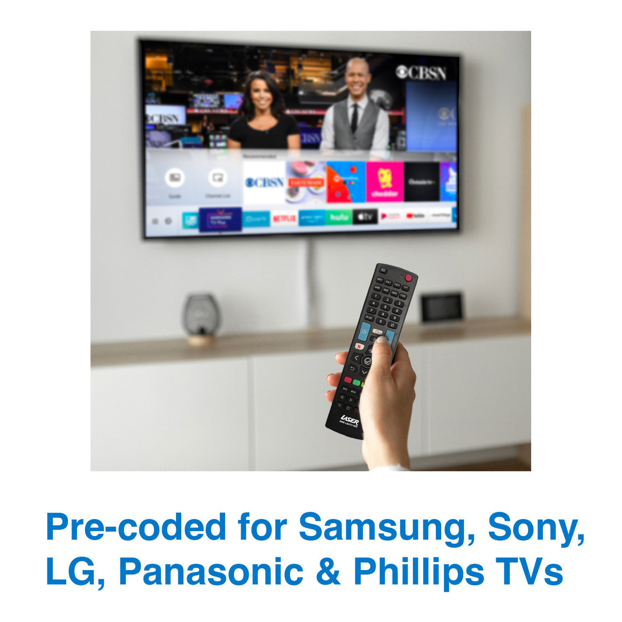 Laser Universal TV Remote for Smart & LED TVs - Image 3