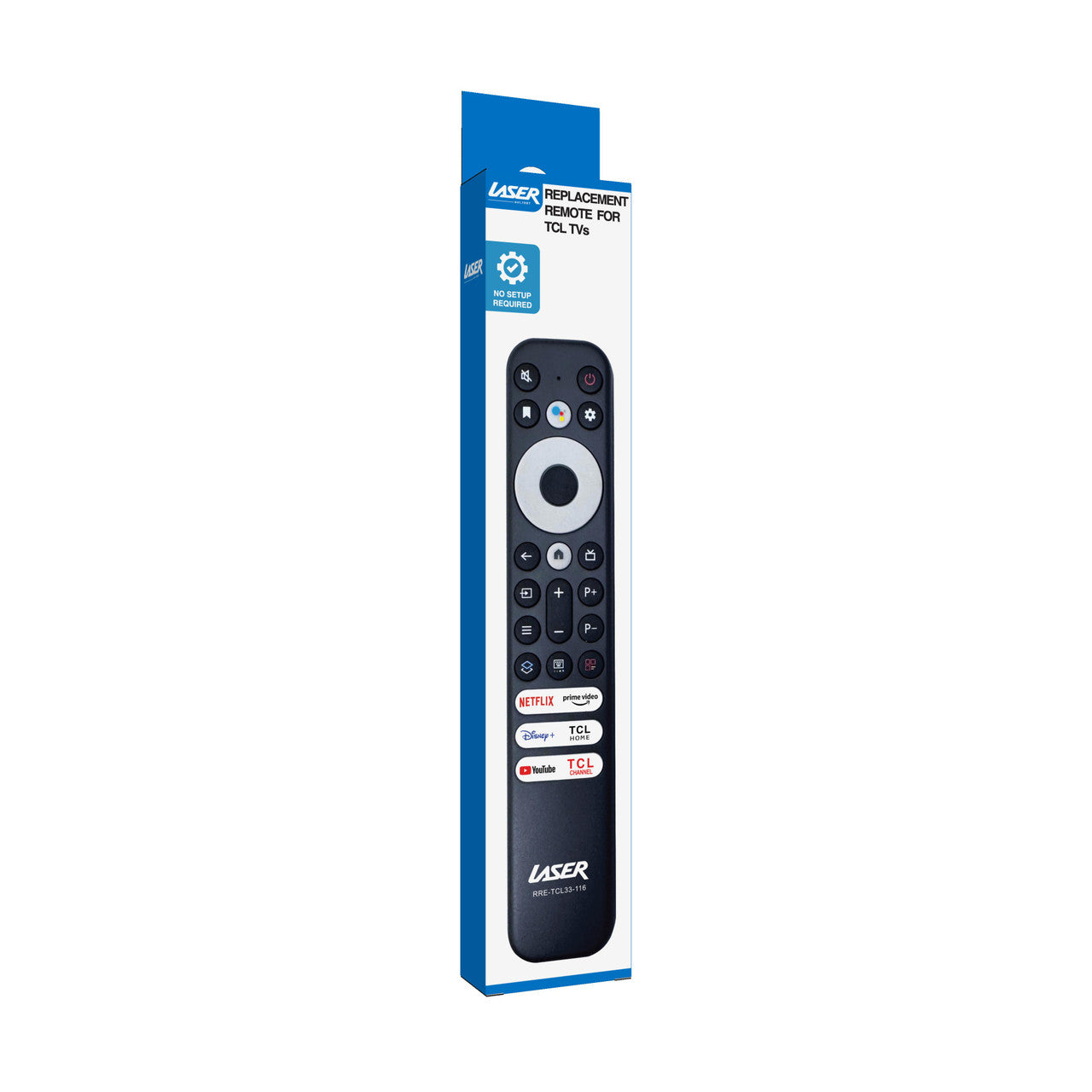 Laser Remote Control for TCL TVs - Black - Image 3