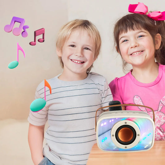 Laser Infinity Karaoke Speaker with Wireless Mic - Image 4