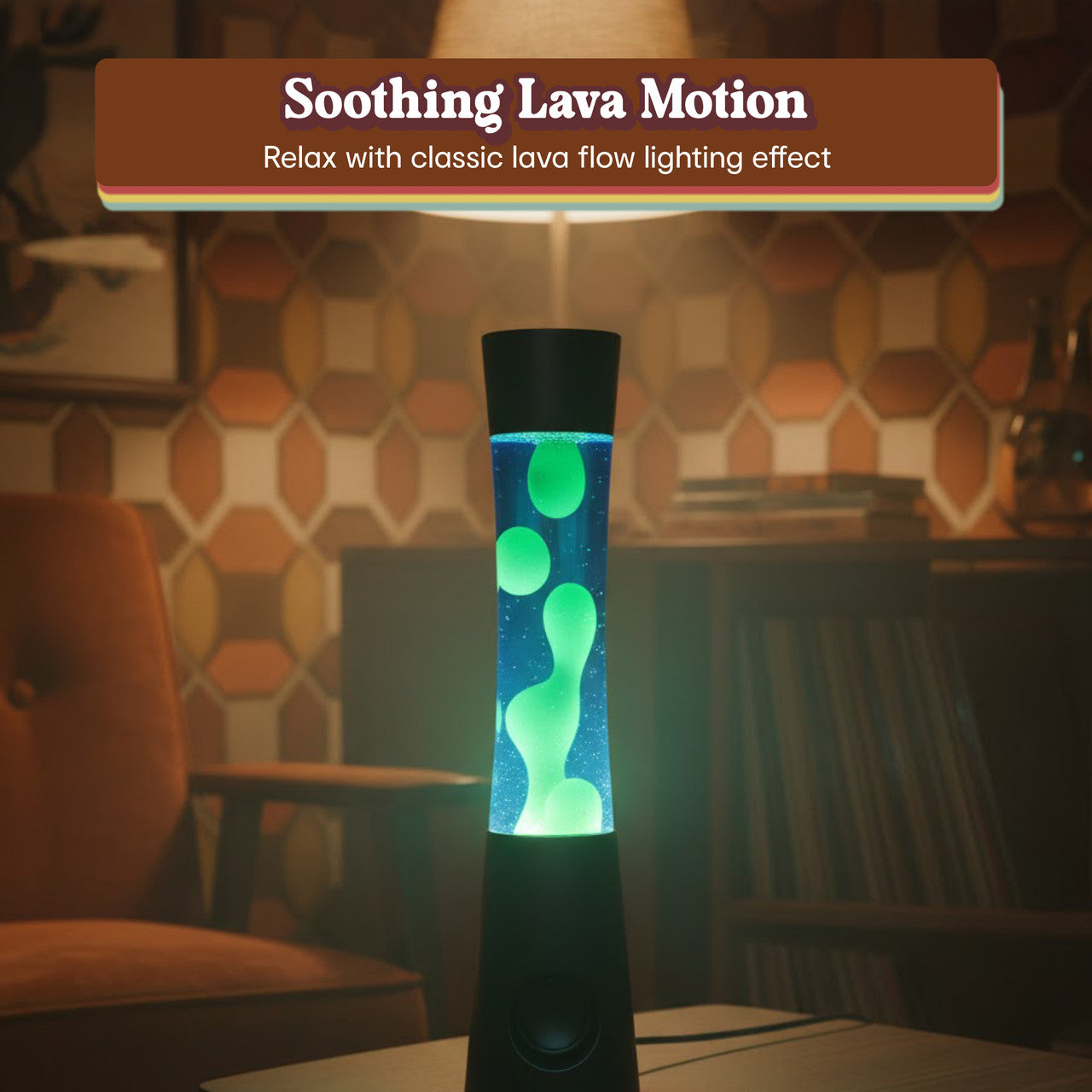 Laser Retro Lava Lamp with Bluetooth Speaker - Image 7