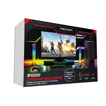 Precision RGB Gaming Soundbar with Subwoofer - Image 6