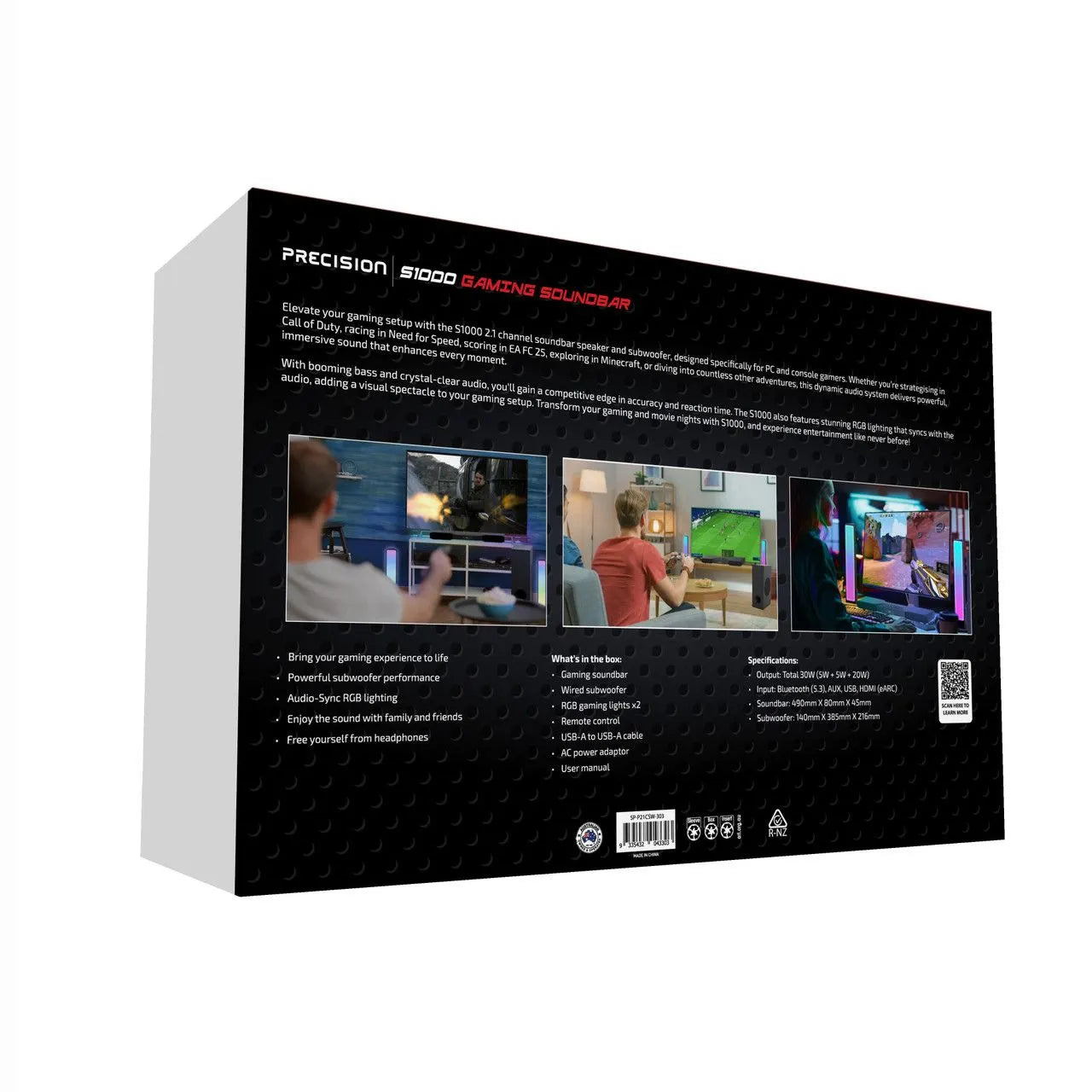 Precision RGB Gaming Soundbar with Subwoofer - Image 7