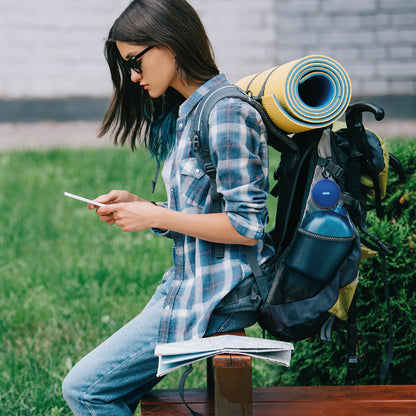Laser Outdoor Bluetooth Speaker with Mount Blue - Image 4