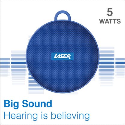 Laser Outdoor Bluetooth Speaker with Mount Blue - Image 8