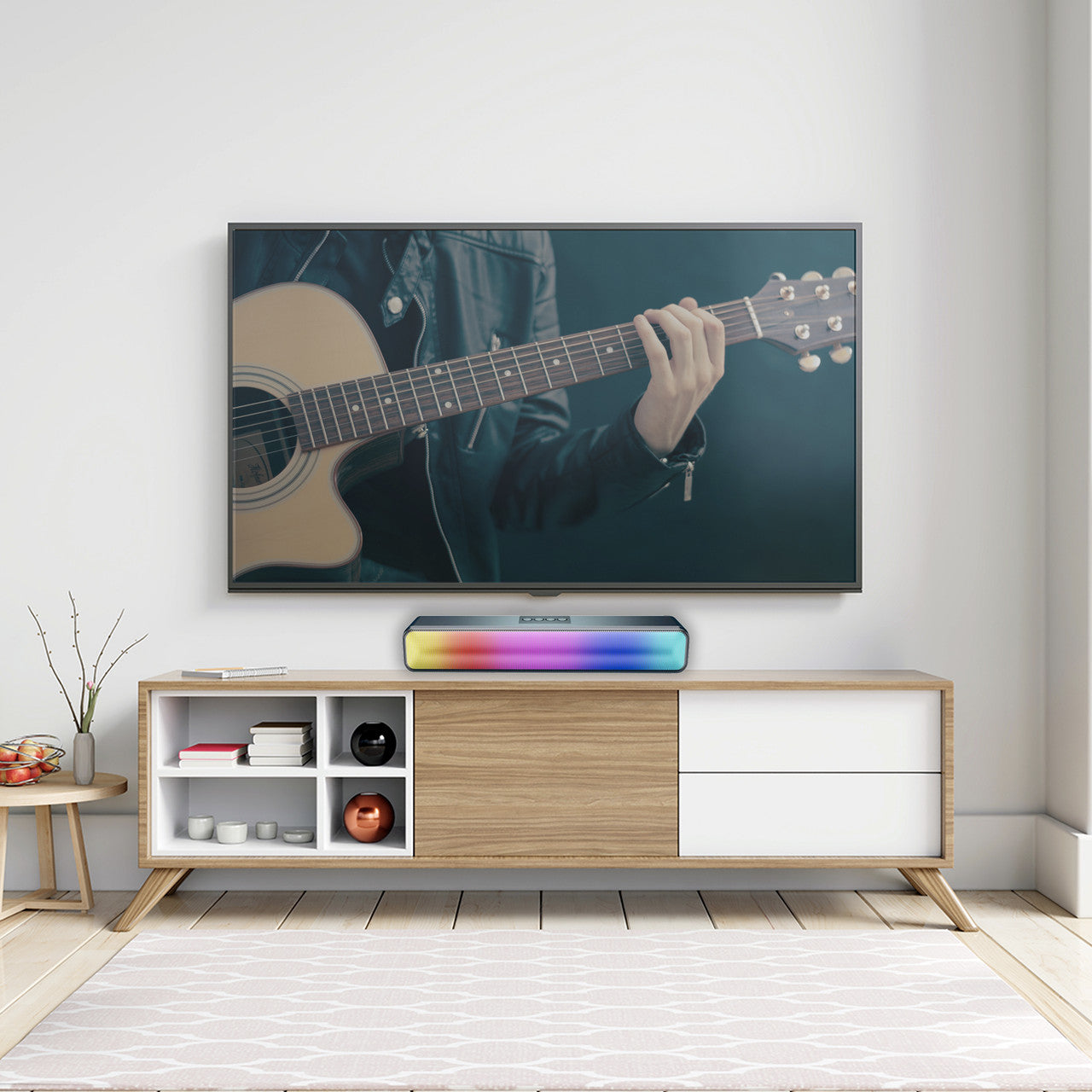 Laser RGB Bluetooth Gaming Soundbar Black - Image 8