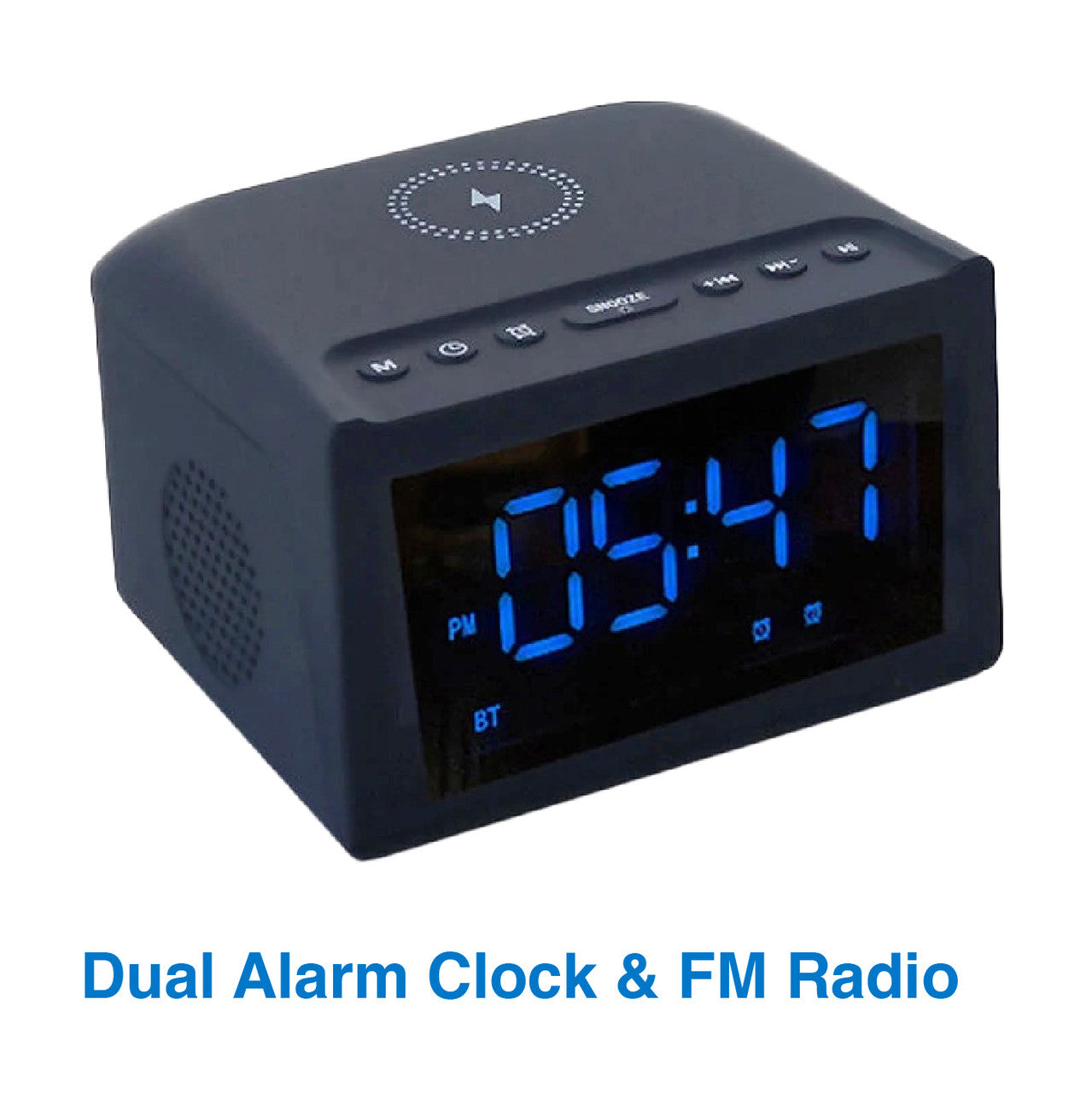 Laser Alarm Clock with Wireless Charging & Bluetooth - Image 5
