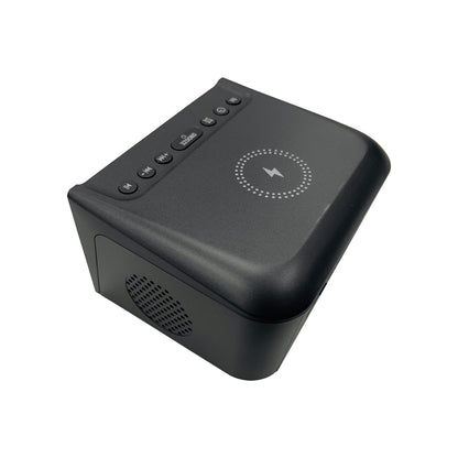 Laser Alarm Clock with Wireless Charging & Bluetooth - Image 6