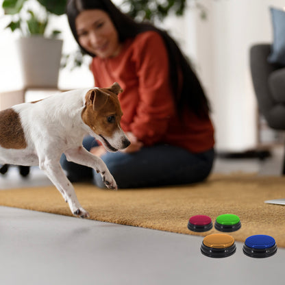 Tech4Pets 4-Pack Talking Buttons for Interactive Pet Communication - Image 5