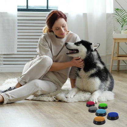 Tech4Pets 6-Pack Talking Buttons for Interactive Pet Communication - Image 4