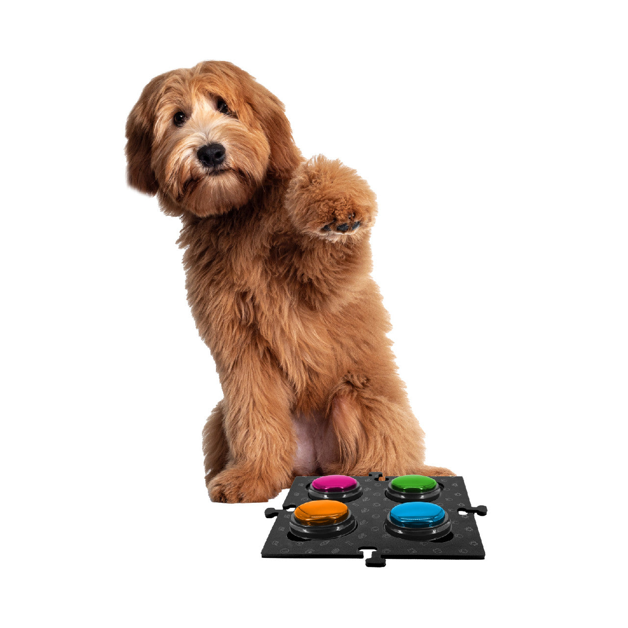 Tech4Pets Black Mat 2-Pack for Talking Buttons & Floor - Image 3