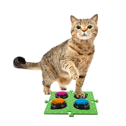 Tech4Pets Green Mat 2-Pack for Talking Buttons & Floor - Image 3
