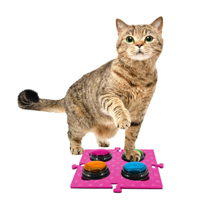 Tech4Pets Pink Mat 2-Pack for Talking Buttons & Floor - Image 3