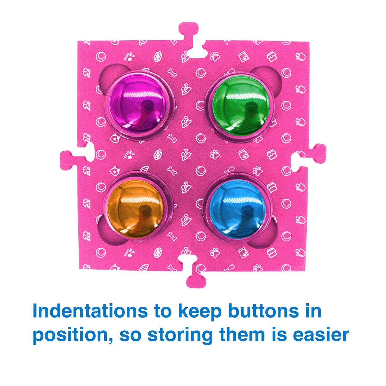 Tech4Pets Pink Mat 2-Pack for Talking Buttons & Floor - Image 5