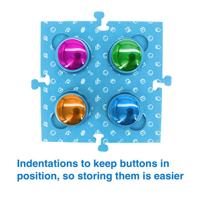 Tech4Pets Blue Mat 2-Pack for Talking Buttons & Floor - Image 4