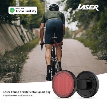 Laser Round Red Reflector Smart Tag - Image 2
