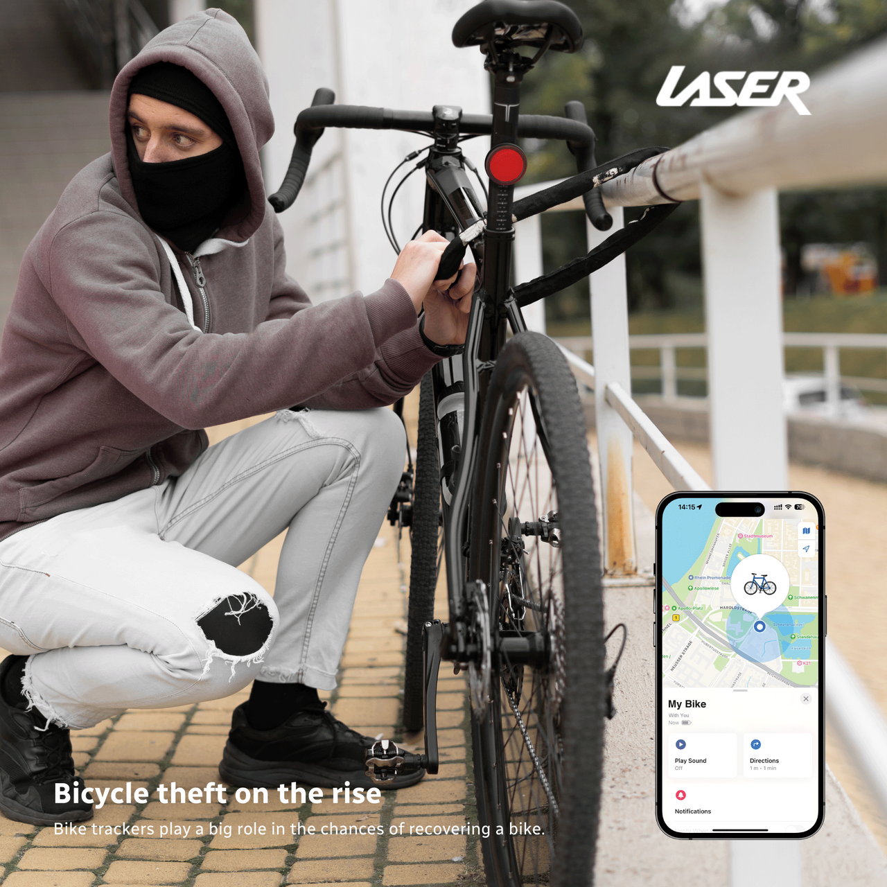 Laser Round Red Reflector Smart Tag - Image 9