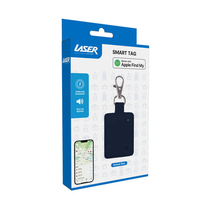 Laser Mini Smart Tag with Wireless Charging Navy Blue - Image 9