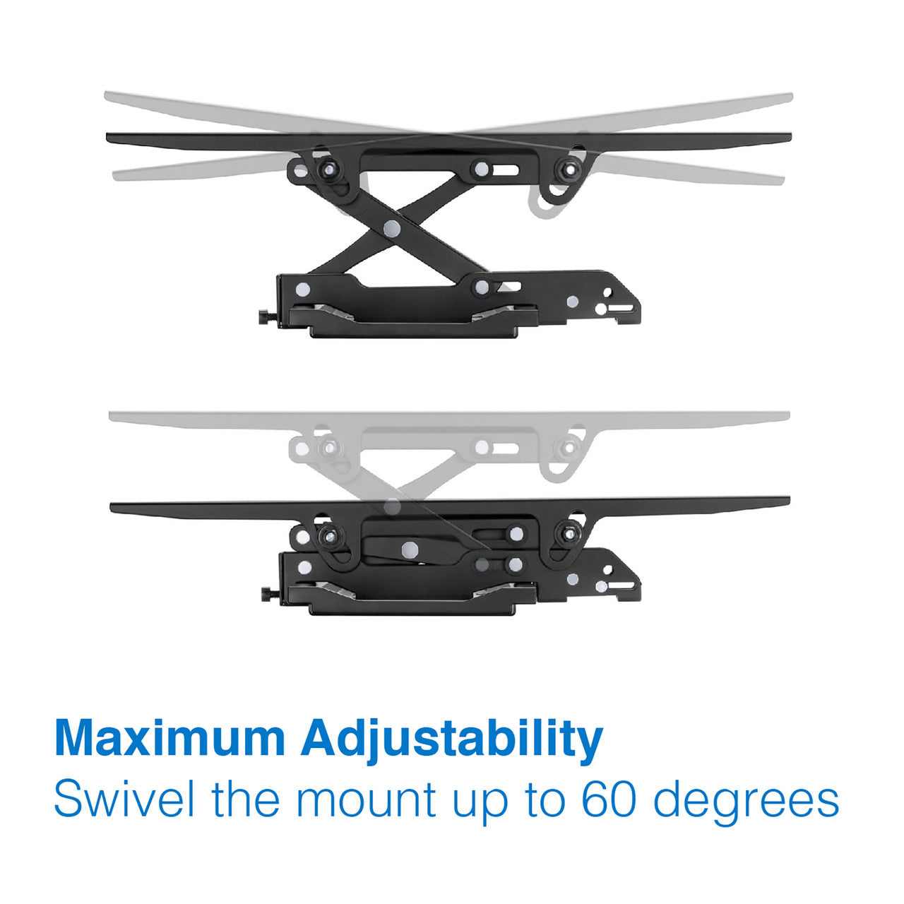 Laser TV Wall Mount with Extension Tilt for 37 inches - 80 inches Panels - Image 4