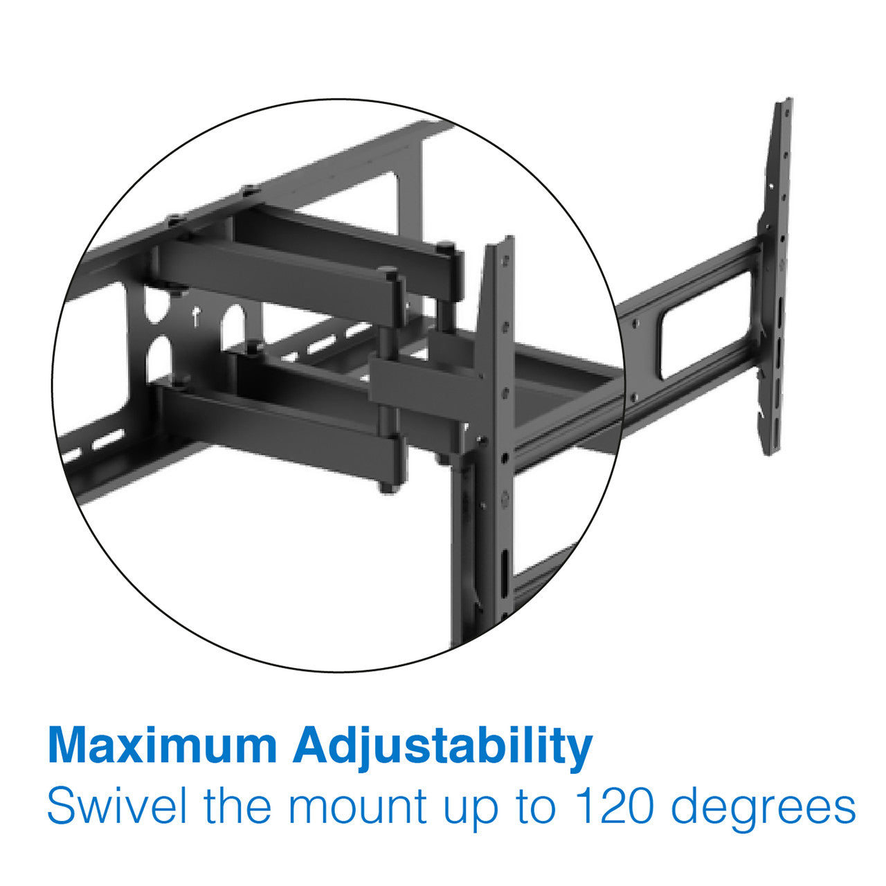 Large Full Motion TV Wall Mount 32 inches - 70 inches Panels - Image 4