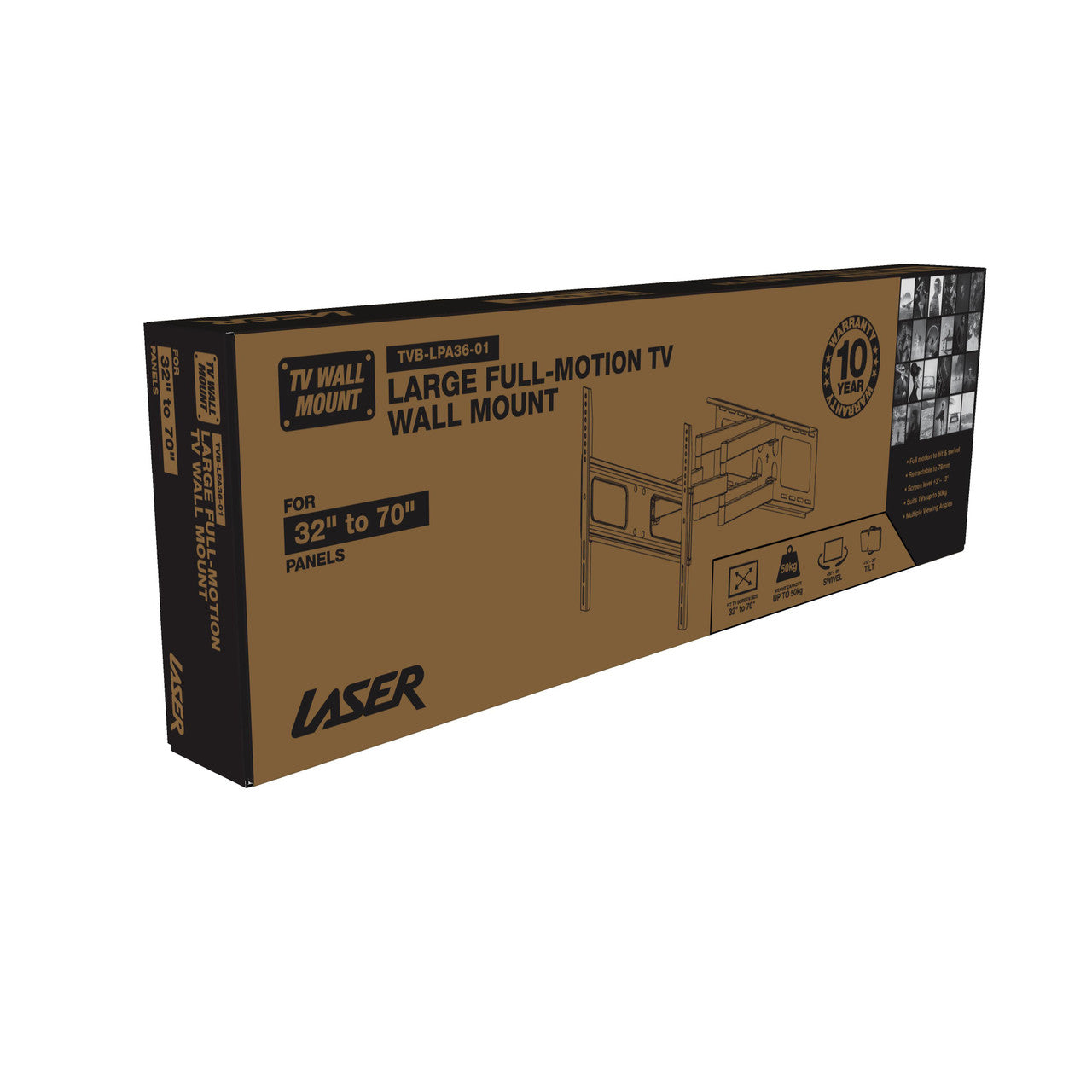 Large Full Motion TV Wall Mount 32 inches - 70 inches Panels - Image 7