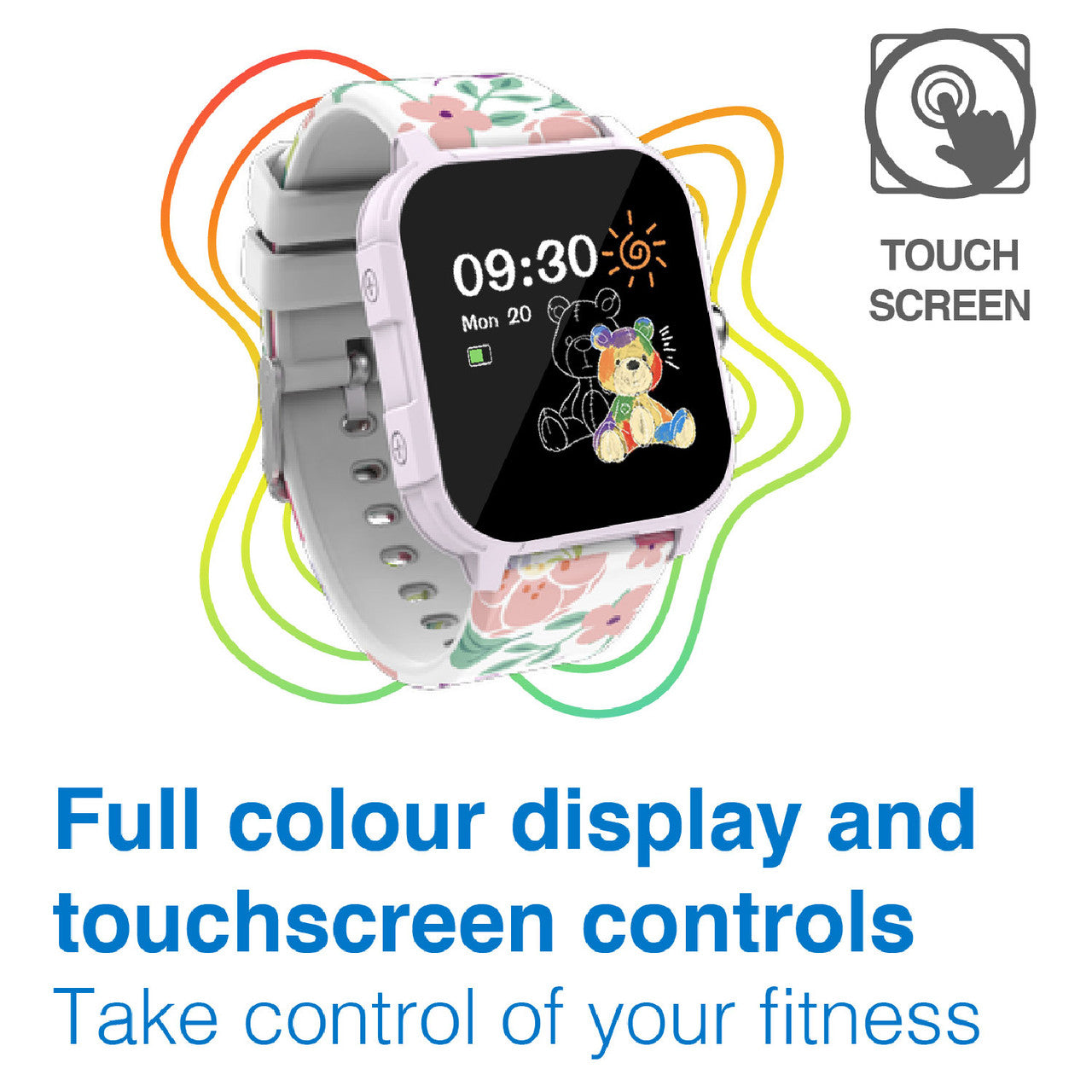 vFitness Momentum Floral Smartwatch - Image 6